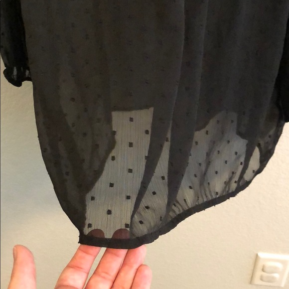 Black long sleeve shirt - Picture 3 of 5